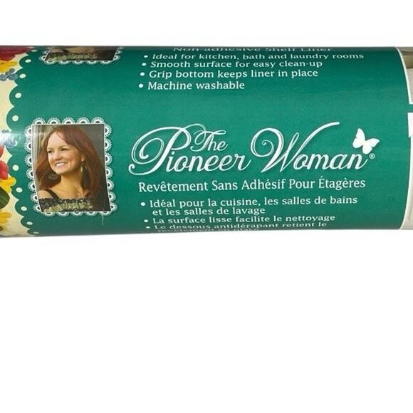 NWT The Pioneer Woman Non-Adhesive Traveling Vines 20”x6ft Shelf Liner - Picture 2 of 4